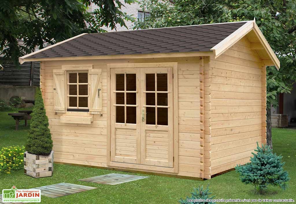 Cabane en bois de jardin